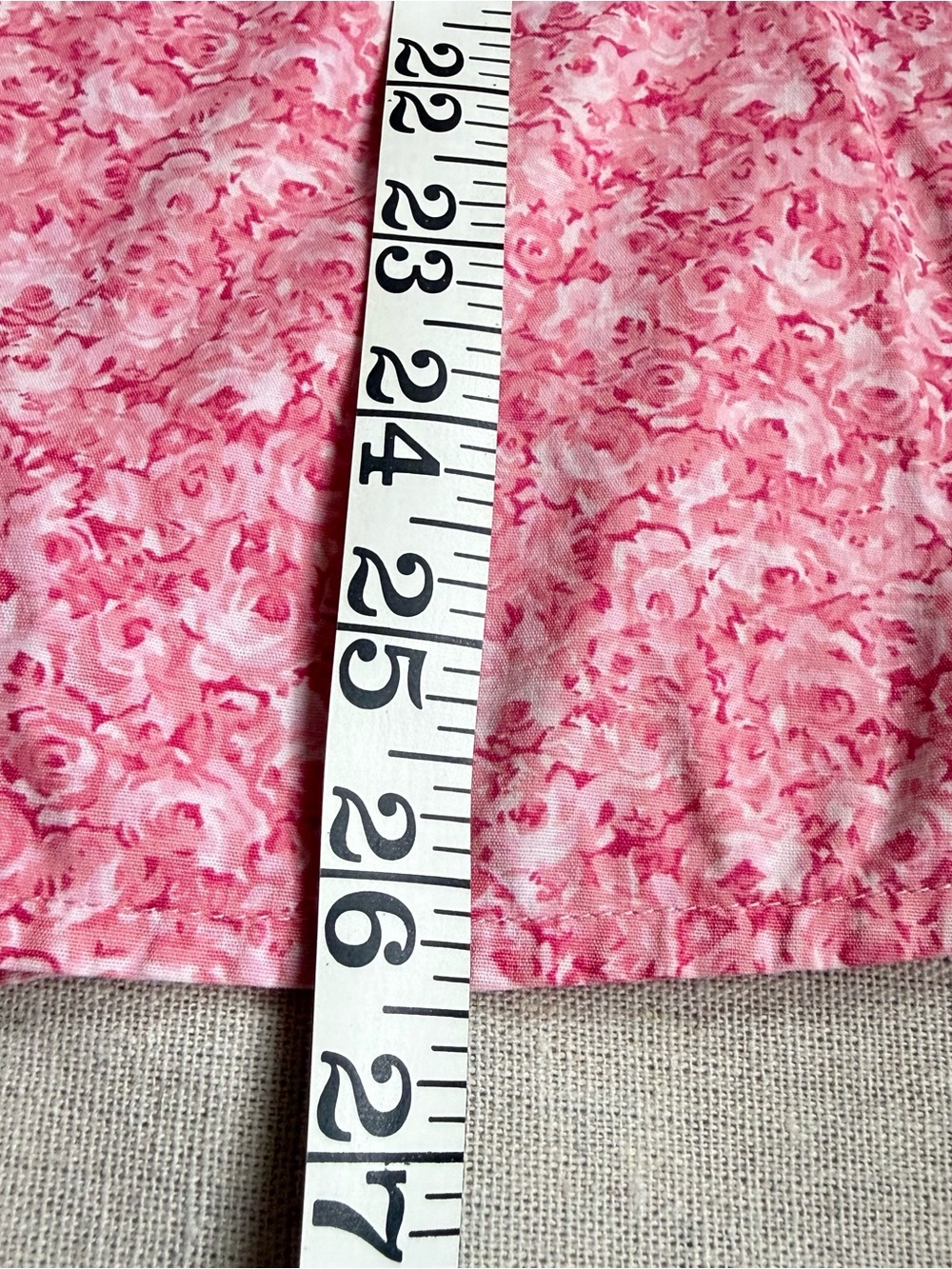 Eddie Bauer Pink White Floral Button Down Blouse Short Sleeve Top Plus Size XXL - Picture 12 of 13